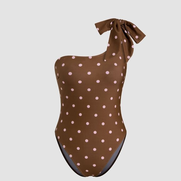 Cider Other - [NWT] CIDER Bowknot One Piece Swimsuit with Detachable Straps SIZE S